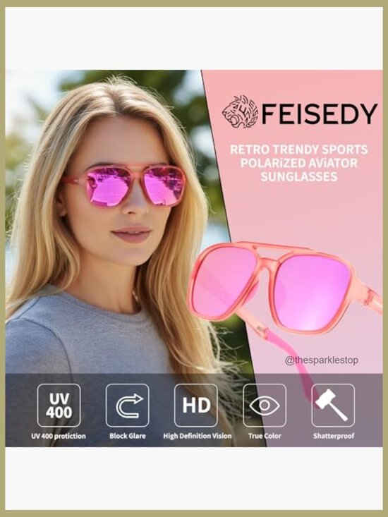 Polarized Aviator Sunglasses TR-90 Frame TAC Lens UV400 main image 4